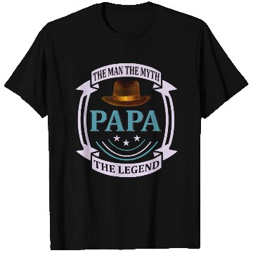 Discover Papa the Man the Myth the Legend T Shirts