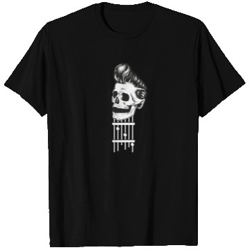 Discover Rock N Roll Skeleton Head -Sweet Rock On Guitar T Shirts
