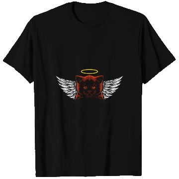 Discover Angel and devil cat T Shirts
