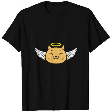 Discover Cute angel cat T Shirts
