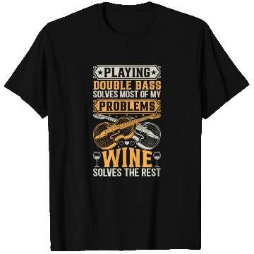 Discover Double Bass Solves Most Of My Problems - Double Ba T Shirts