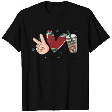 Discover peace love iced coffee T Shirts