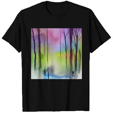 Discover Colorful watercolor simple nature T Shirts