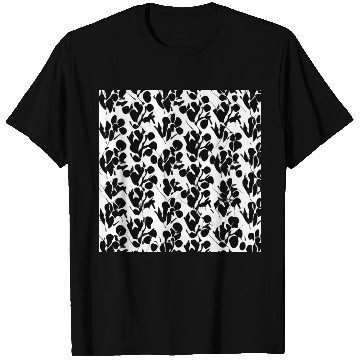 Discover Black and white nature pattern T Shirts