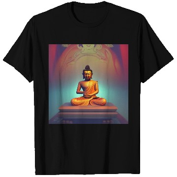 Discover Buddha statue portrait T Shirts