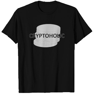 Discover Cryptoholic COIN GREY T Shirts