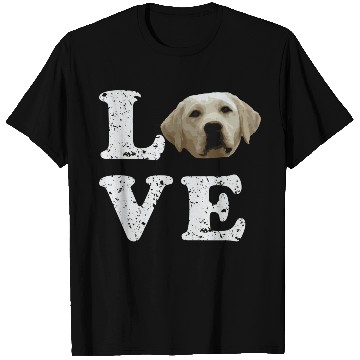 Discover I Love My Yellow Lab Labrador Retriever Dog T Shirts