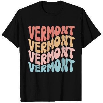 Discover Retro Vermont Use State T Shirts