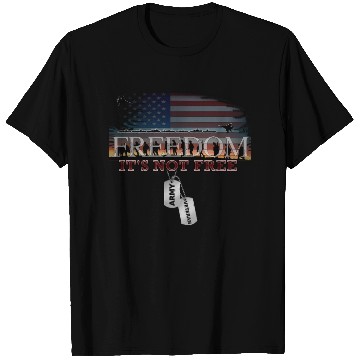 Discover Army Veteran Freedom Isn't Free T Shirts