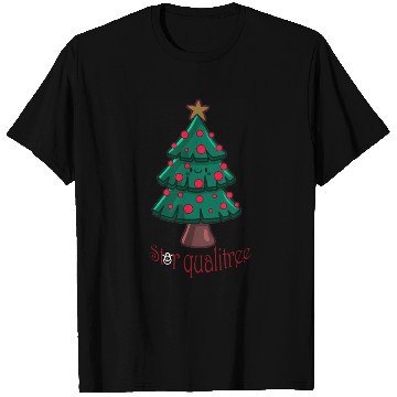 Discover Christmas tree-star qualitree T Shirts