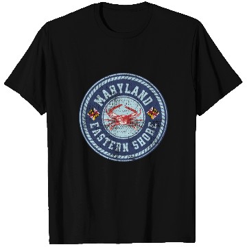 Discover Maryland Blue Crab Eastern Shore Softshell Crabs T Shirts