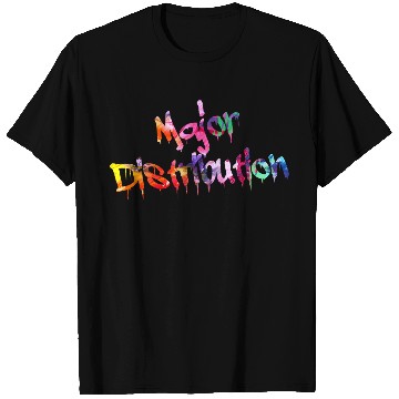 Discover Major Distribution Paint Drip Minimalist Typograph T Shirts
