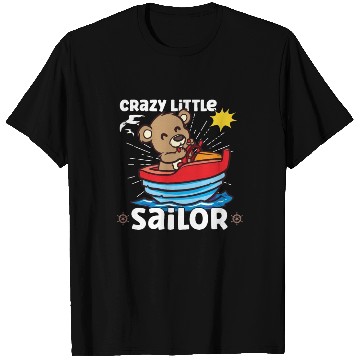 Discover Sailing Sailboat Boating Kid Child Yacht Boat T Shirts