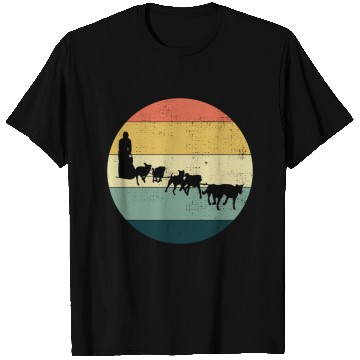 Discover Husky Sledding Sled Dog Racing Alaskan Racers T Shirts