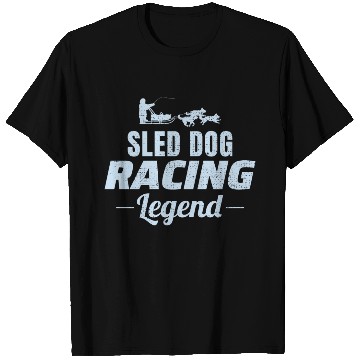 Discover Husky Sledding Sled Dog Racing Alaskan Racers T Shirts