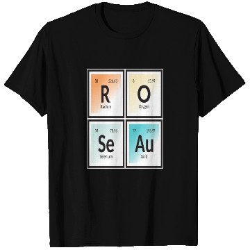 Discover Roseau | Periodic Table of Elements T Shirts