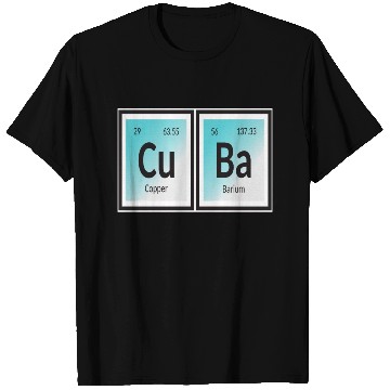 Discover Cuba | Periodic Table of Elements T Shirts