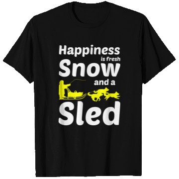 Discover Husky Sledding Sled Dog Racing Alaskan Racers T Shirts