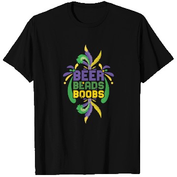 Discover Festival Parade Beer Beads Bling Mardi Gras 2023 T Shirts