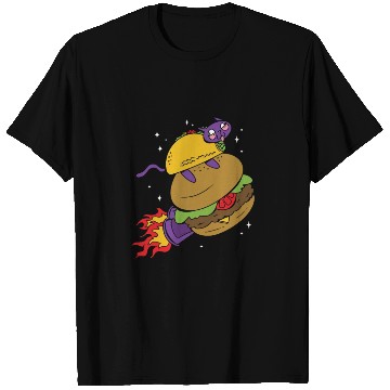 Discover Space-kitty burger Space-kitty burger inspiration T Shirts