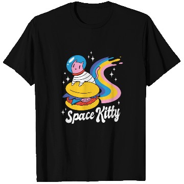 Discover Space-kitty burger Space-kitty burger inspiration T Shirts