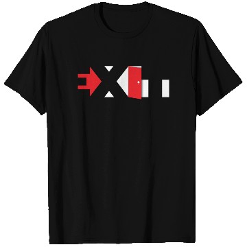 Discover Exit Typography Design T Shirts