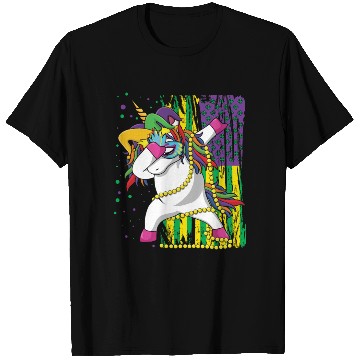Discover Dab Unicorn Festival Parade Beads Mardi Gras T Shirts