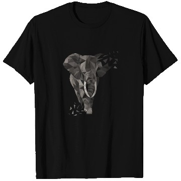 Discover Elephant Gift Idea - Low Poly Elephant T Shirts