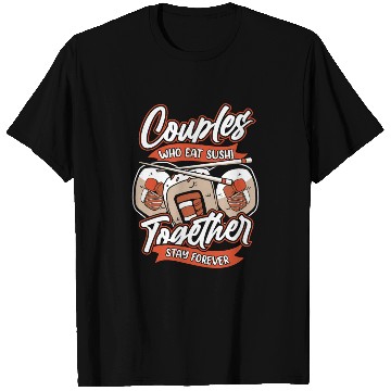Discover Sushi Couple T Shirts