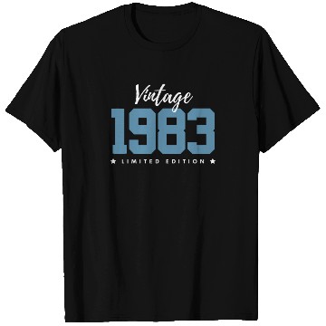 Discover 40 Years Vintage 1983 Retro 40th Birthday T Shirts
