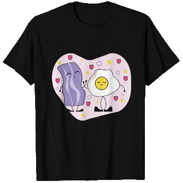 Discover Breakfast Buddies for Bacon Eggs Lover T Shirts