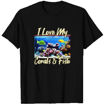 Discover Saltwater aquarium coral fish T Shirts