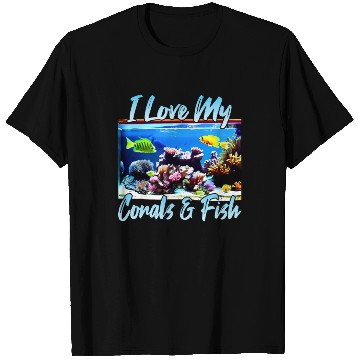 Discover Saltwater aquarium coral fish T Shirts