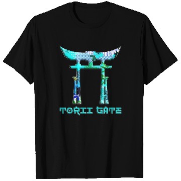 Discover Japan Asian Culture Red Rising Sun Samurai Torii T Shirts