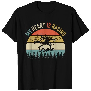 Discover Vintage Retro Drone Racing Racer League T Shirts