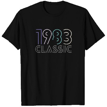 Discover 40 Years Vintage 1983 Retro 40th Birthday T Shirts