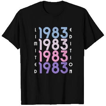 Discover 40 Years Vintage 1983 Retro 40th Birthday T Shirts