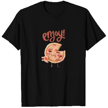 Discover Enjoy funny pizza sticker , stimulate , pastries T Shirts