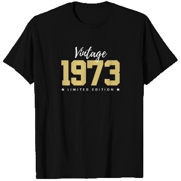 Discover 50 Years Vintage 1973 Retro 50th Birthday T Shirts