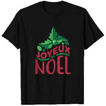 Discover JOYEUX NOEL CRISTMAS FOR TYPOGRAPHY T Shirts
