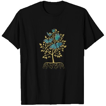 Discover Butterfly Tree Beautiful Animal Butterflies Tree T Shirts