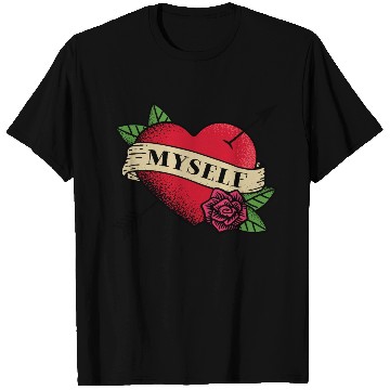 Discover Heart Tattoo Love Myself T Shirts
