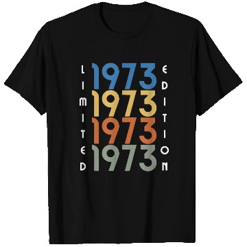 Discover 50 Years Vintage 1973 Retro 50th Birthday T Shirts