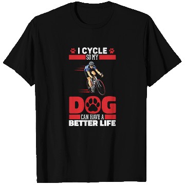 Discover Cycling Cyclist Dog T Shirts