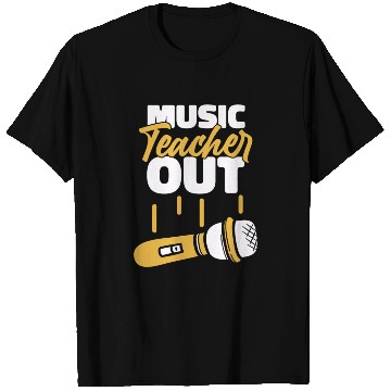 Discover Music Teacher Microphone T Shirts