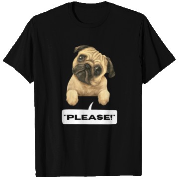 Discover Cute Puppy Saying Please T Shirts