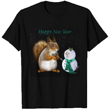 Discover Design for a snowman and a bunny to celebrate 2023 T Shirts
