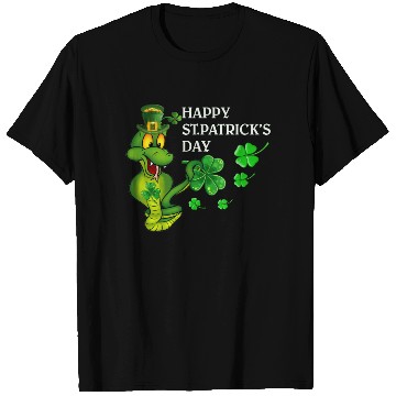 Discover Happy St Patricks Day Snake Graphic Great Gift T Shirts