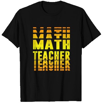 Discover Math teacher design T Shirts