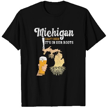 Discover Michigan Craft Beer T Shirts